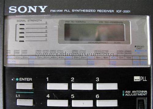 ICF-2001; Sony Corporation; (ID = 738574) Radio