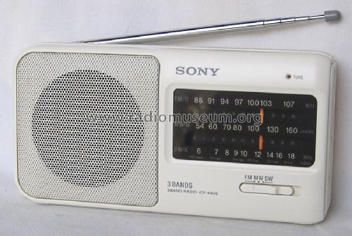 ICF-490S; Sony Corporation; (ID = 1617944) Radio