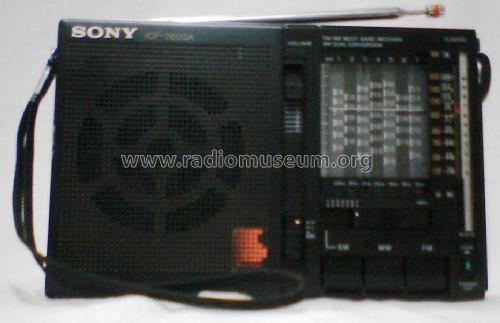 ICF-7600A Radio Sony Corporation; Tokyo, build 1983, 36 pictures 
