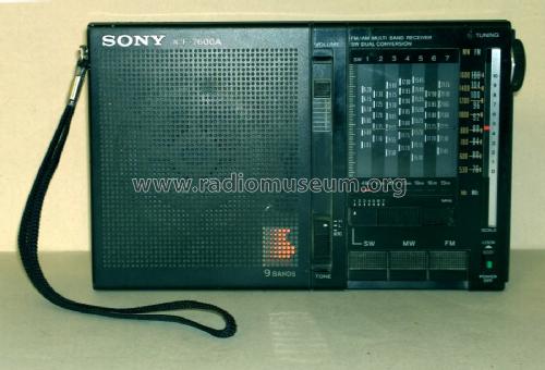 ICF-7600A Radio Sony Corporation; Tokyo, build 1983, 36 pictures 