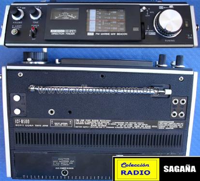 FM-AM Solid State Five Band Receiver ICF-8500; Sony Corporation; (ID = 690206) Radio