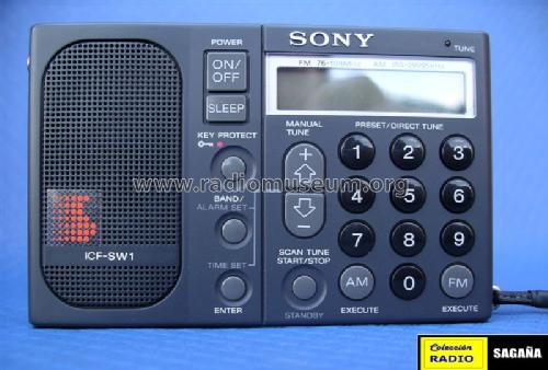 FM Stereo / LW / MW / SW Receiver ICF-SW1 - Type 1; Sony Corporation; (ID = 680931) Radio