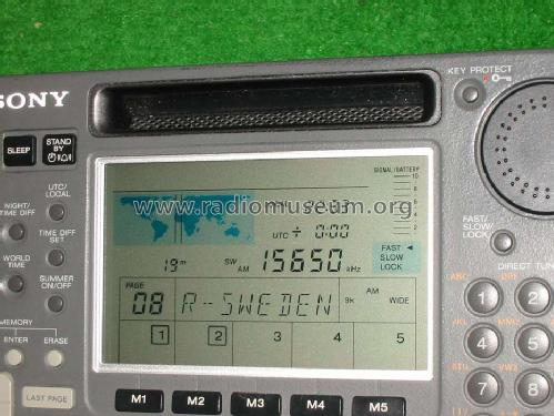 LW / MW / SW / FM Stereo Receiver ICF-SW55; Sony Corporation; (ID = 752077) Radio