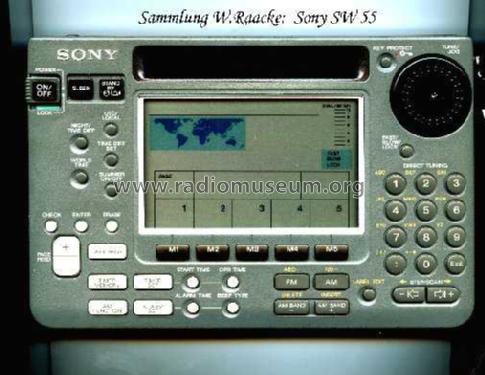 LW / MW / SW / FM Stereo Receiver ICF-SW55; Sony Corporation; (ID = 94143) Radio