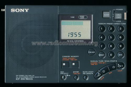 ICF-SW7600G Radio Sony Corporation; Tokyo, build 1994, 28 pictures