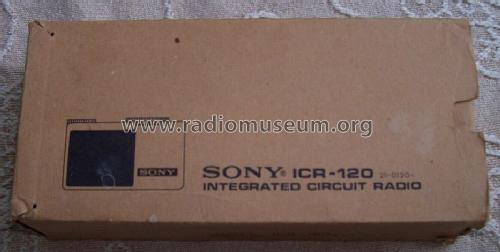 Integrated Circuit Radio ICR-120; Sony Corporation; (ID = 1223452) Radio