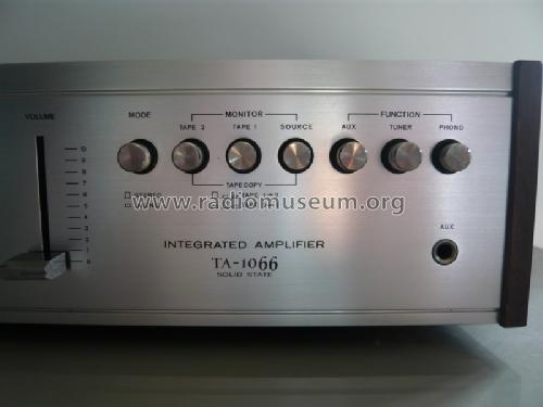 Integrated Amplifier TA-1066; Sony Corporation; (ID = 1708814) Ampl/Mixer