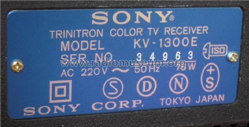 modelo 3d TV SONY Trinitron KV-1300E - TurboSquid 622371