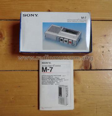Microcassette-Corder M-7; Sony Corporation; (ID = 931283) R-Player