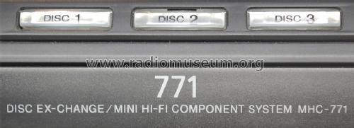 Mini HIFI Component System HCD-H771/H771D ; Sony Corporation; (ID = 1529698) Radio