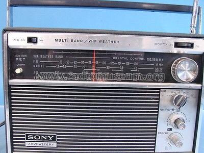 Multi Band / VHF Weather TFM-8200W; Sony Corporation; (ID = 1661461) Radio