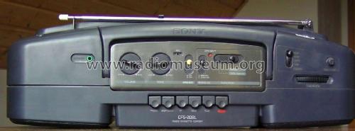 Radio Cassette Corder - Mega Bass CFS-208L; Sony Corporation; (ID = 1837290) Radio