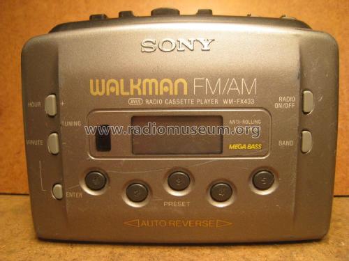 Walkman WM-FX433; Sony Corporation; (ID = 1959182) Radio