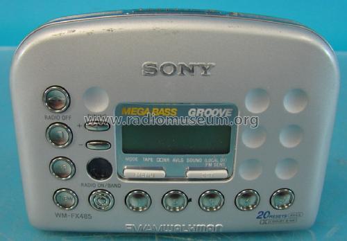 Radio Cassette Player WM-FX485; Sony Corporation; (ID = 1422520) Radio