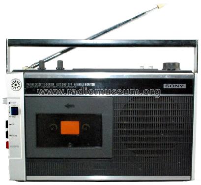 FM/AM Cassette-Corder CF-350; Sony Corporation; (ID = 1599009) Radio