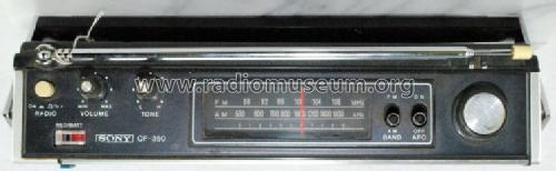 FM/AM Cassette-Corder CF-350; Sony Corporation; (ID = 1599012) Radio