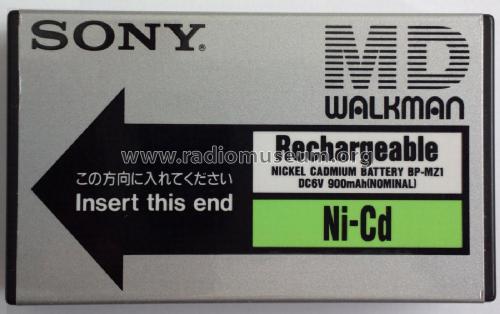 Rechargeable Ni-Cd Battery BP-MZ1 Power-S Sony Corporation