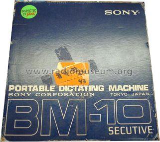 Secutive Portable Dictating Machine BM-10; Sony Corporation; (ID = 1180304) R-Player