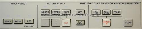 Simplified Time Base Corrector MPU-F100P; Sony Corporation; (ID = 1448755) Misc