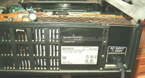 Video Cassette Recorder SLV-353; Sony Corporation; (ID = 1356720) R-Player