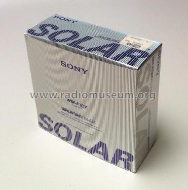 Solar Walkman WM-F107; Sony Corporation; (ID = 1484855) Radio