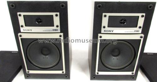 SS-X 180; Sony Corporation; (ID = 1978279) Speaker-P