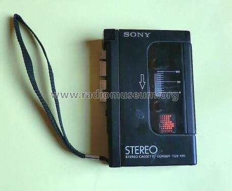 Stereo Cassette-Corder TCS-430; Sony Corporation; (ID = 935486) R-Player