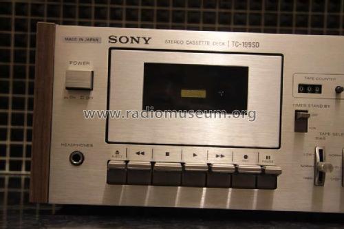 Stereo Cassette Deck TC-199SD; Sony Corporation; (ID = 1652809) R-Player