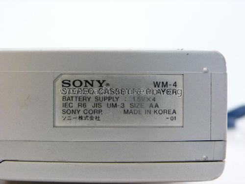 Stereo Cassette Player Walkman WM-4; Sony Corporation; (ID = 1960513) R-Player