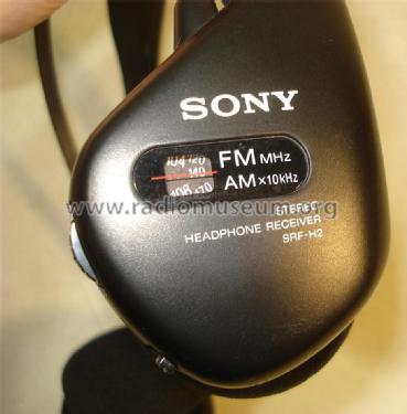 Stereo Headphone Receiver SRF-H2; Sony Corporation; (ID = 1449965) Radio