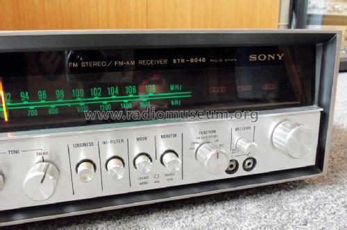 Stereo Receiver STR-6046; Sony Corporation; (ID = 1170722) Radio