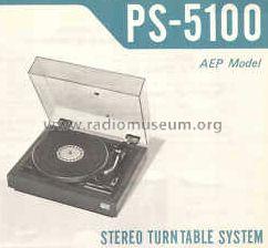 Stereo Turntable System PS-5100; Sony Corporation; (ID = 800705) R-Player