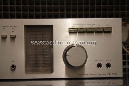 Integrated Stereo Amplifier TA-535; Sony Corporation; (ID = 1652801) Ampl/Mixer