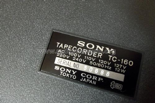 TC-160; Sony Corporation; (ID = 1170217) R-Player