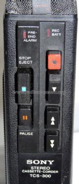 Stereo Cassette-Corder TCS-300; Sony Corporation; (ID = 625384) Sonido-V