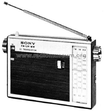 File:Vintage Sony 11 Transistor Radio, Model TFM-110W, AM-FM Bands, Made In  Japan, Circa 1965 (20167123919).jpg - Wikimedia Commons