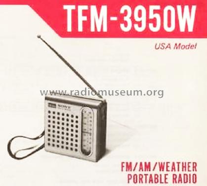 TFM-3950 W; Sony Corporation; (ID = 1414109) Radio