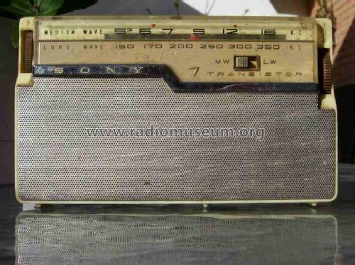 7 Transistor TR-710, TR-710-C, TR-710-K; Sony Corporation; (ID = 908233) Radio