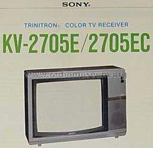Trinitron Color TV Receiver KV-2705E ; Sony Corporation; (ID = 750745) Télévision