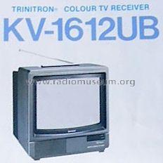 Trinitron Colour TV KV-1612UB; Sony Corporation; (ID = 697816) Television