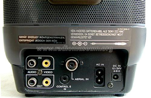 Video 8 Combo - Trinitron Colour Video TV EV-DT1; Sony Corporation; (ID = 1448652) Télévision