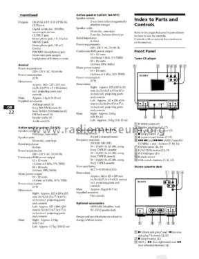 Compact Component System HCD-T1; Sony Corporation; (ID = 1757637) Radio