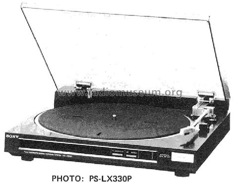 Turntable PS-LX330P; Sony Corporation; (ID = 1199263) R-Player