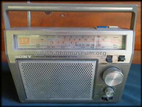 TV-Weather/FM/AM 3 Band Receiver ICF-7750W; Sony Corporation; (ID = 1509406) Radio