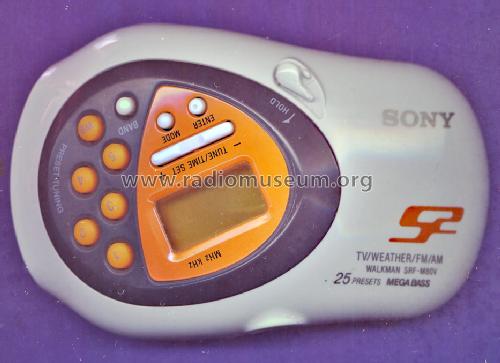 TV Weather FM AM Walkman SRF-M80V; Sony Corporation; (ID = 1007995) Radio