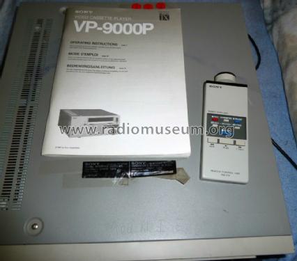 U-Matic SP Video Cassette Player VP-9000P; Sony Corporation; (ID = 1637319) R-Player