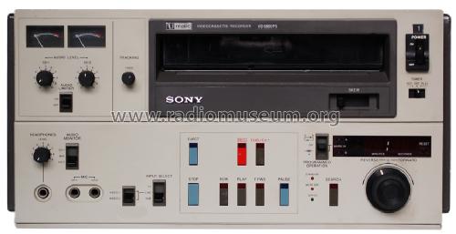 U-Matic Videocassette Recorder VO-5800PS; Sony Corporation; (ID = 1429592) R-Player