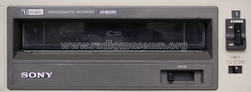 U-Matic Videocassette Recorder VO-5800PS; Sony Corporation; (ID = 1429597) R-Player