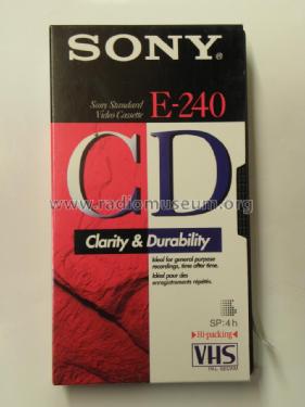 VHS Video Cassette ; Sony Corporation; (ID = 2007053) Misc