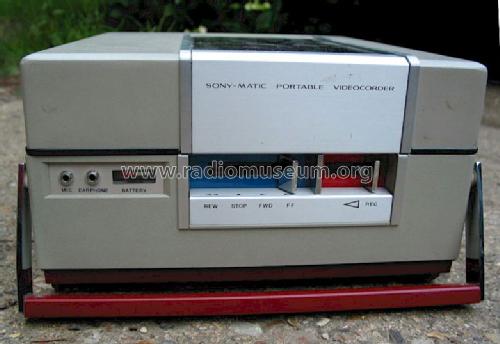 Sony-Matic Portable Videocorder - Videorecorder AV-3420CE; Sony Corporation; (ID = 1031709) Ton-Bild